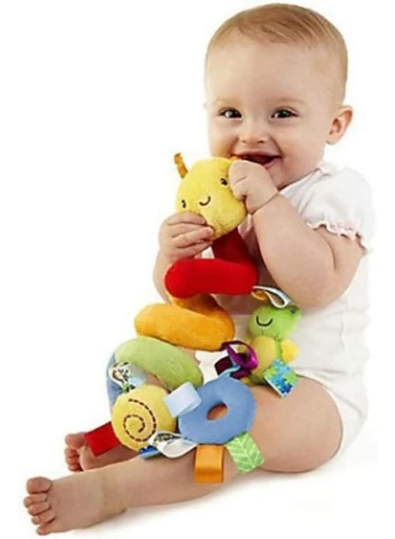 Baby stroller toy around the bed, hanging lathe toy for children, hanging toys for mobile spiral activities, baby stroller toys with a friendly stroller seat - Image 5